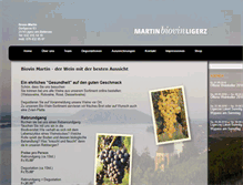 Tablet Screenshot of biovin-martin.ch